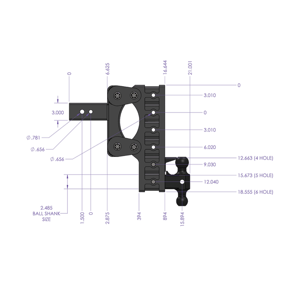 Gen-Y Hitch Torsion-Flex Trailer Hitch Ball Mount (MPN: GH-1316)