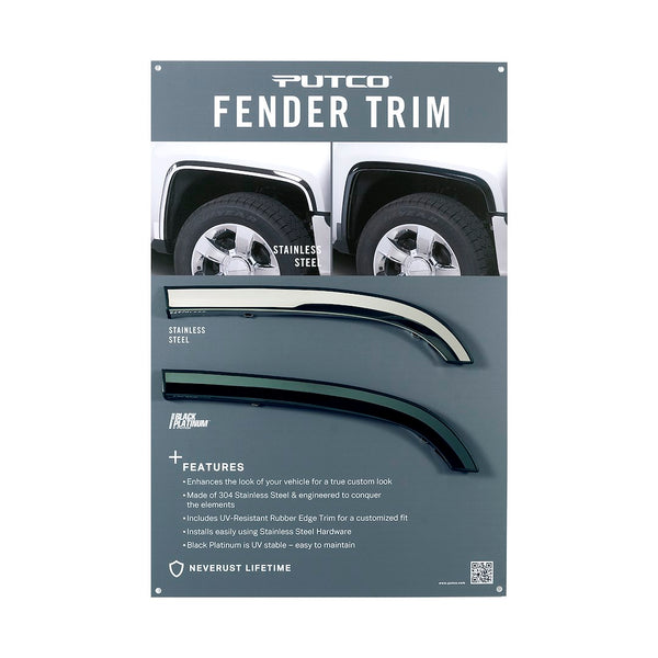 Putco Chrome Fender Trim Display (MPN: 97777D)