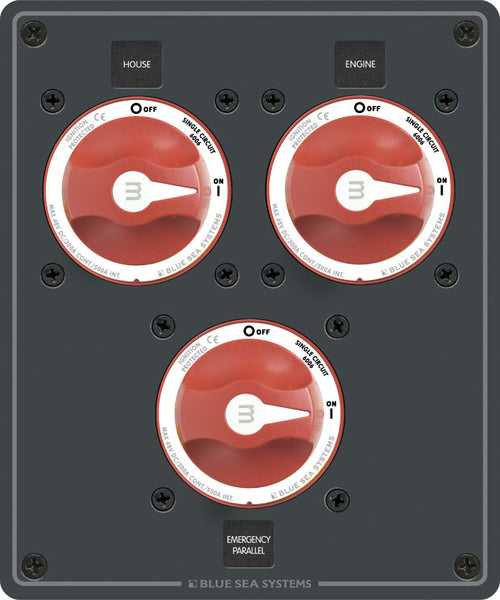 Blue Sea Systems Battery Disconnect Switch Panel (MPN: 8280-BSS)