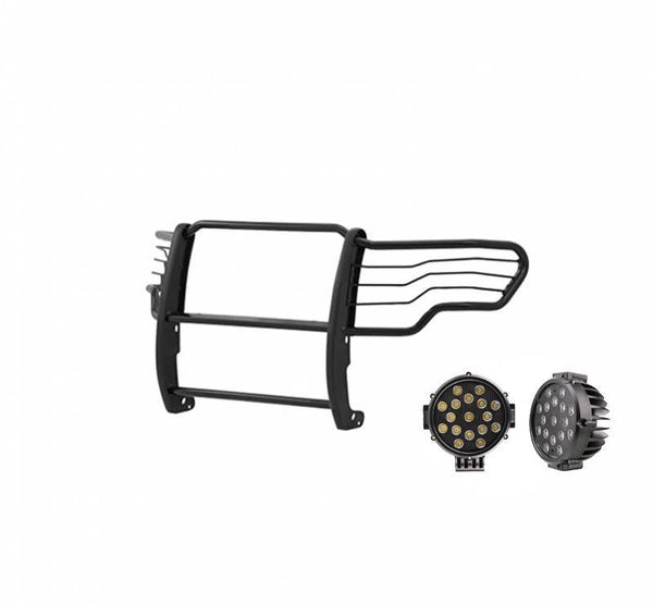 Black Horse Grille Guard Kit (MPN: 17FP30MA-PLB)