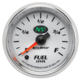 AutoMeter NV Series Fuel Level Gauge (MPN: 7310)