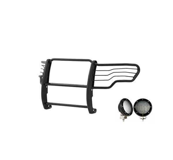 Black Horse Grille Guard Kit (MPN: 17FP30MA-PLFB)