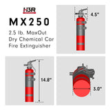 H3R Fire Extinguisher (MPN: MX250R)