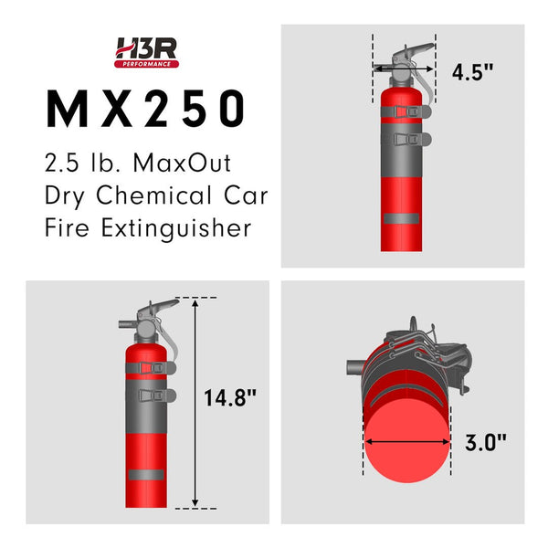 H3R Fire Extinguisher (MPN: MX250R)