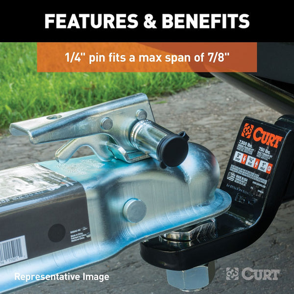 CURT Trailer Hitch Lock Pin with Coupler Lock (MPN: 23527)