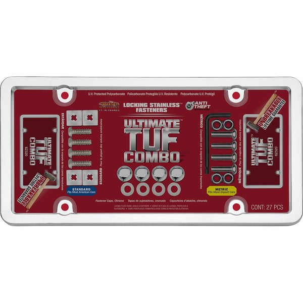 Cruiser License Plate Frame with Tuf Bubble Shield (MPN: 62320)