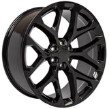 OE Wheels CV98B Gloss Black Wheel (MPN: CV98B-24100-6550-24B)