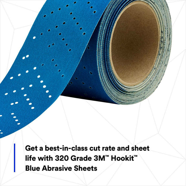 3M Hookit Blue Abrasive Sheet Roll (MPN: 36195)