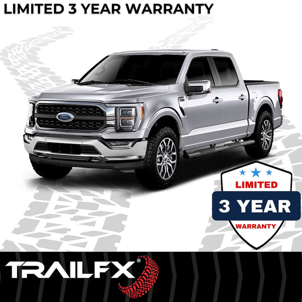 TrailFX Nerf Bar 4 Inch Oval Tube Side Steps (MPN: 2930313043)