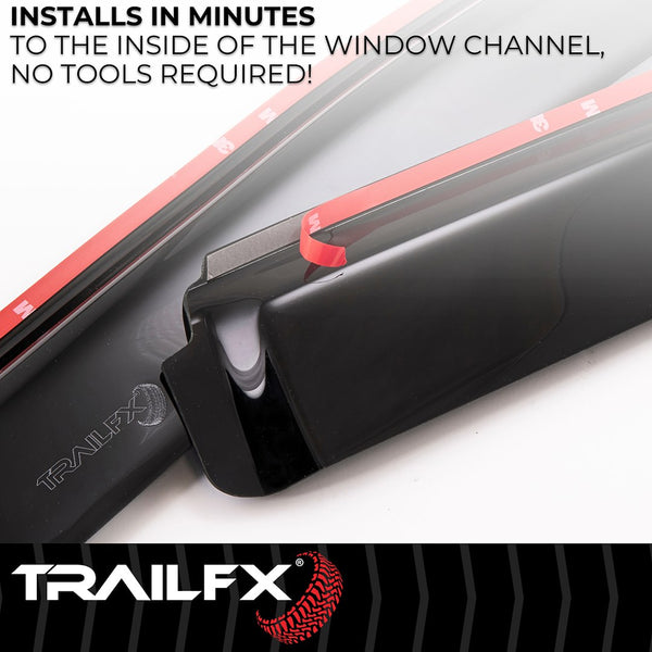 TrailFX TFX 4-PC Window Vents (MPN: 4109IC)