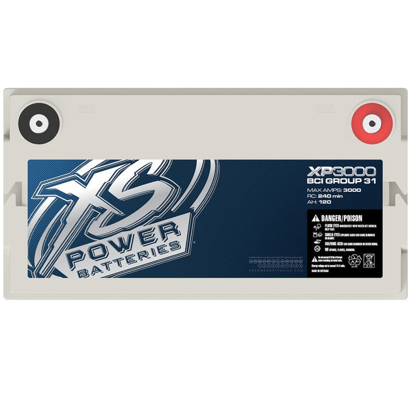 XS Power Batteries XP Series Group 31 AGM Battery (MPN: XP3000)