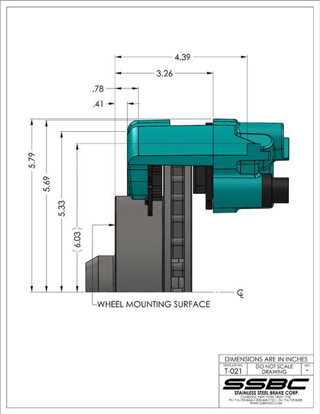 SSBC Brake Conversion Kit (MPN: A120-5)
