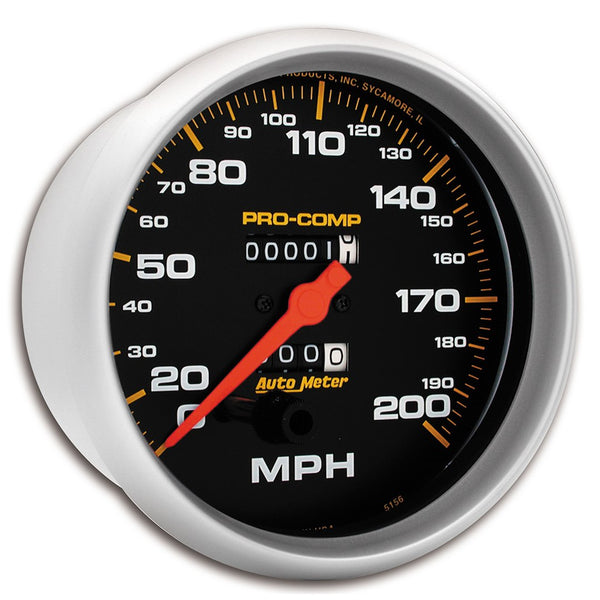 Pro-Comp 5 Inch Full Sweep Mechanical Speedometer (MPN: 5156)