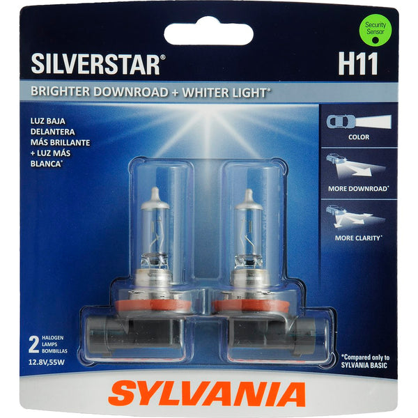 Sylvania SilverStar Halogen Headlight Bulb (MPN: H11ST.BP2)