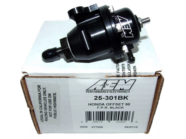 AEM Adjustable Fuel Pressure Regulator (MPN: 25-301BK)