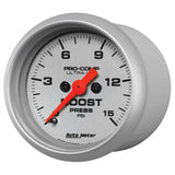 AutoMeter Gauge Boost Ultra-Lite Electric (MPN: 4350)