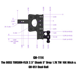 Gen-Y Hitch Torsion-Flex Adjustable Drop Hitch (MPN: GH-1114)