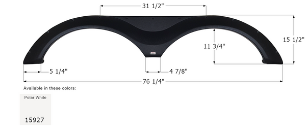 Icon Fender Skirt for Tandem Axle (MPN: 15927)