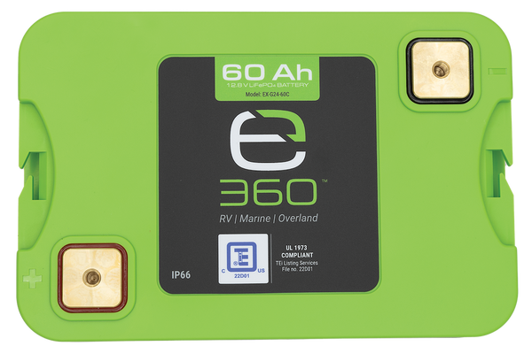 Expion 360 Lithium Iron Phosphate Battery (MPN: EX-G24-60C)