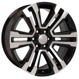 OE Wheels CV44 Aluminum Wheel (MPN: CV44-22090-6550-24MB)