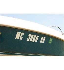 Attwood Marine Body Graphics with White Letters and Numbers (MPN: 14141-7)