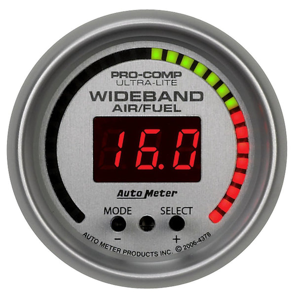 AutoMeter Ultra-Lite Air Fuel Ratio Gauge (MPN: 4378)