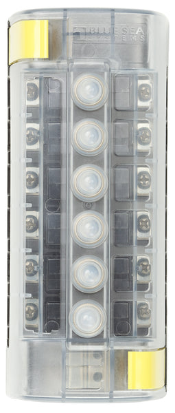Blue Sea Circuit Breaker Block 6 Position Independent Source (MPN: 5050-BSS)