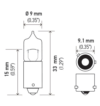 Hella Multi Purpose Light Bulb (MPN: H21W 24V)