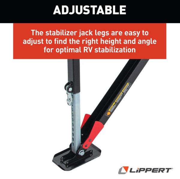 Lippert Components Trailer Stabilizer Jack Stand (MPN: 2022016064)