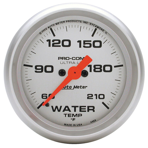 AutoMeter Ultra-Lite Electric Water Temperature Gauge (MPN: 4369)