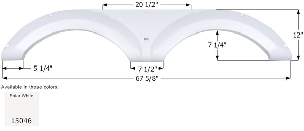 Icon Fender Skirt for Jayco Eagle Super Lite (MPN: 15046)