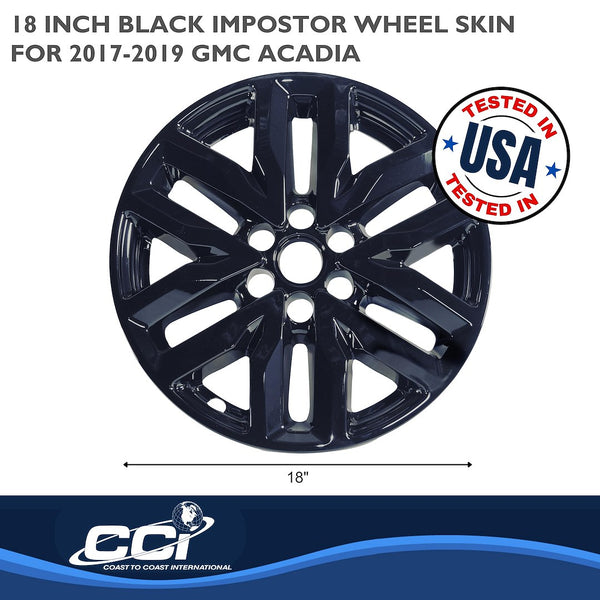 Coast To Coast Impostor Wheel Skin 18 Inch (MPN: IMP466BLK)
