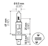 HELLA H1 Halogen Headlight Bulb (MPN: 002089402)