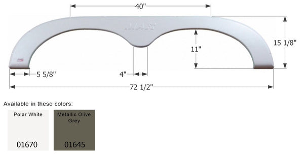 Icon Fender Skirt for R-Vision Models (MPN: 01670)