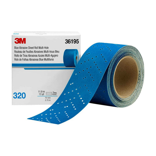 3M Hookit Blue Abrasive Sheet Roll (MPN: 36195)