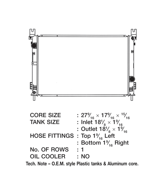 CSF Radiator (MPN: 3173)