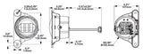 J.W. Speaker 6145 J2 Series LED Fog Light (MPN: 0558051)