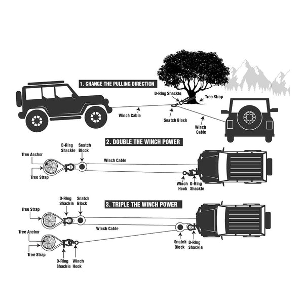 Overland Vehicle Systems Tow Strap (MPN: 19099916)