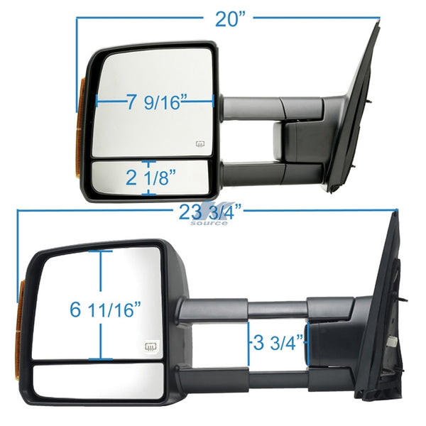 K Source Exterior Towing Mirror (MPN: 70104T)