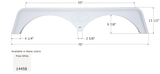 Icon Fender Skirt For Tandem Axle (MPN: 14458)