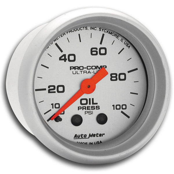AutoMeter Ultra-Lite Oil Pressure Gauge (MPN: 4321)