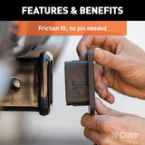 Trailer hitch cover for 2 inch receiver (MPN: 22276)