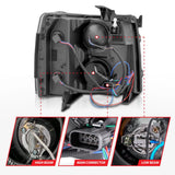 AnzoUSA Headlight Assembly With LED Halo (MPN: 111384)
