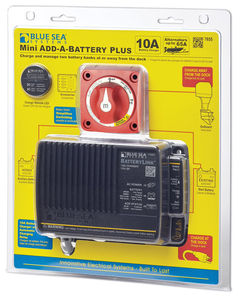 Blue Sea Systems Mini Add-A-Battery Plus Kit (MPN: 7655-BSS)