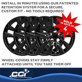 Coast To Coast 16 Inch Wheel Cover Set (MPN: IWC50516BLK)