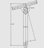 Taco Stainless Steel Portable Deck Cleat (MPN: F16-0861POL-1)