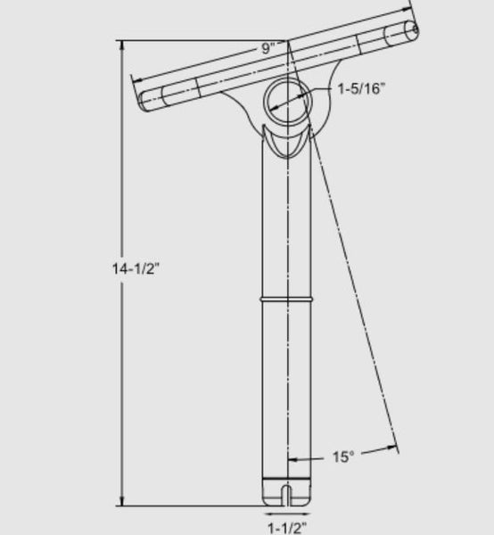Taco Stainless Steel Portable Deck Cleat (MPN: F16-0861POL-1)