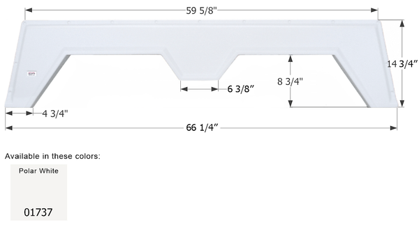 Icon Fender Skirt for Kustum Koach Models (MPN: 01737)