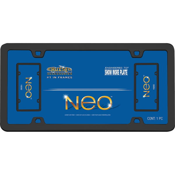 License Plate Frame - Neo Black Powder Coated (MPN: 15050)