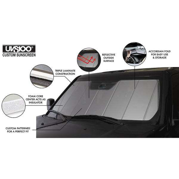 Covercraft UVS100 Custom Windshield Shade (MPN: UV11817SV)